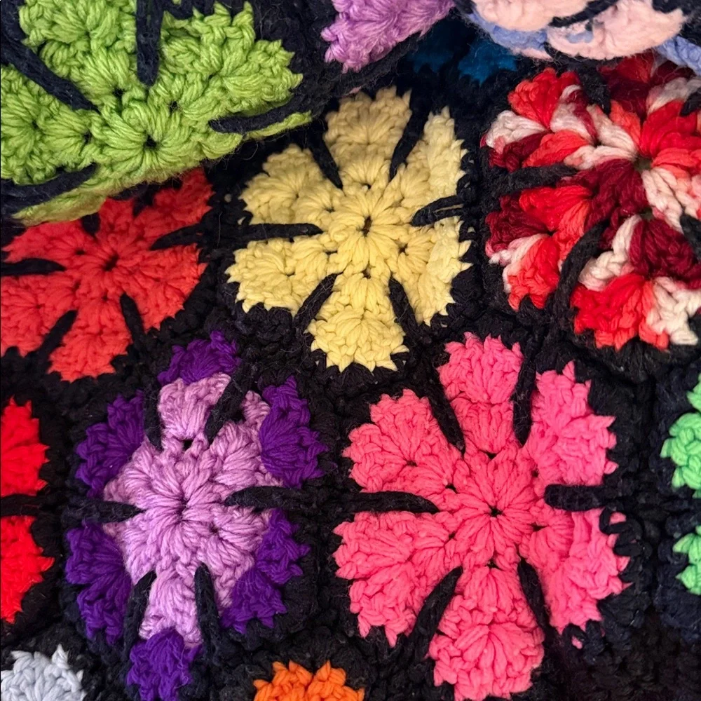 Urban Renewal One-Of-A-Kind Crochet Throw Blanket